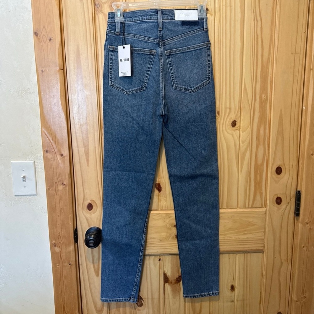 Re/Done high rise stovepipe jeans